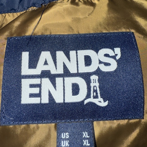 Lands' End Down Puffer Winter Jacket - Picture 7 of 10